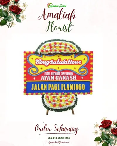 Bunga Papan Congratulation di Bintara Jaya